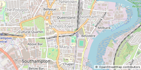 Map of Southampton