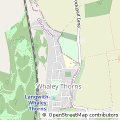 Map of Mansfield, Nottinghamshire