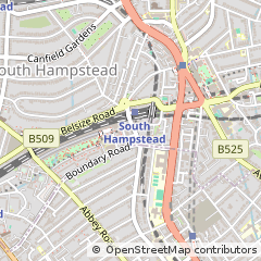 Map of ST John's Wood, London