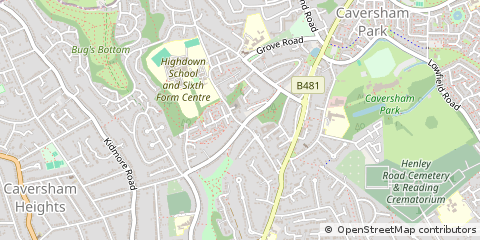 Map of Reading