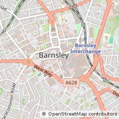 Map of Barnsley