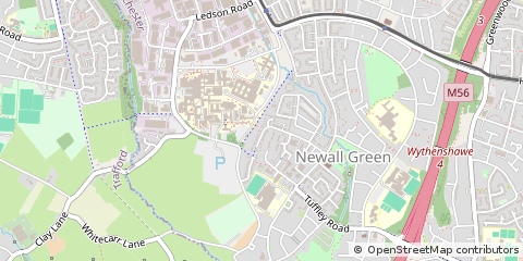 Map of Manchester