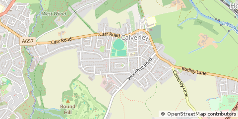 Map of Pudsey
