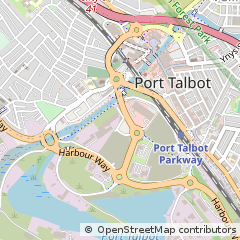 Map of Port Talbot, Glamorgan