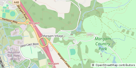 Map of Port Talbot