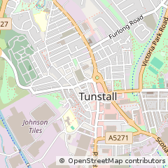Map of Stoke-on-Trent, Tunstall