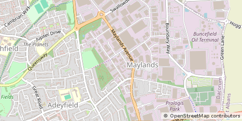 Map of Hemel Hempstead