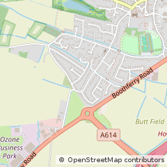 Map of Howden, East Yorkshire