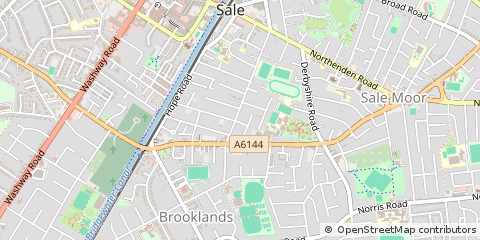 Map of Sale, Cheshire