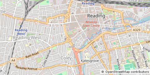Map of Reading