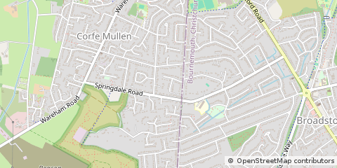 Map of Broadstone