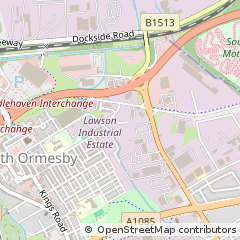 Map of North Ormesby, Middlesbrough
