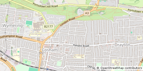 Map of Portsmouth, Hampshire