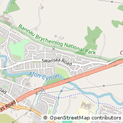 Map of Hirwaun
