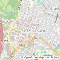 Map of Southampton, Hampshire