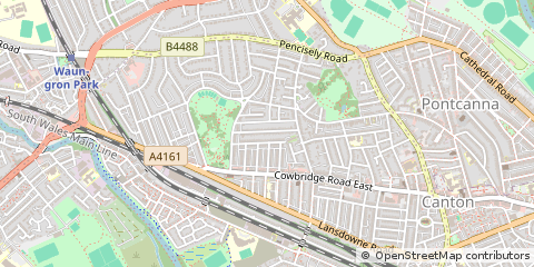 Map of Cardiff, Choose State/province