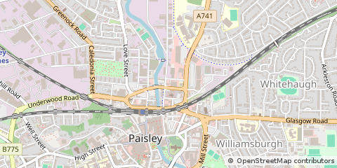 Map of Renfrewshire