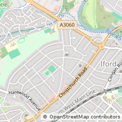 Map of Bournemouth, Dorset