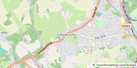 Map of PAR, Cornwall