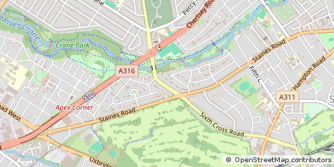 Map of Twickenham