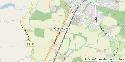 Map of Billingshurst, West Sussex