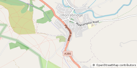 Map of Yelverton, Devon