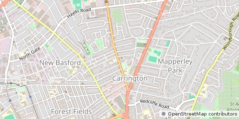 Map of Nottingham