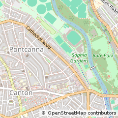 Map of Cardiff