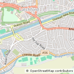 Map of Warrington