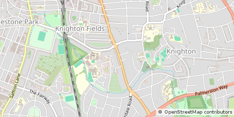 Map of Leicester