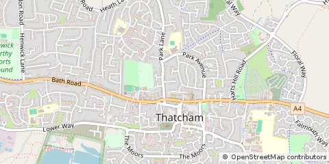Map of Thatcham