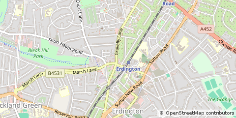 Map of Birmingham