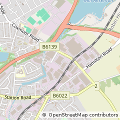 Map of Sutton-in-Ashfield, Nottinghamshire