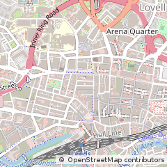 Map of Leeds, West Yorkshire