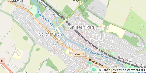Map of Berkhamsted, Hertfordshire