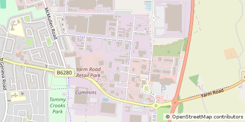 Map of Darlington