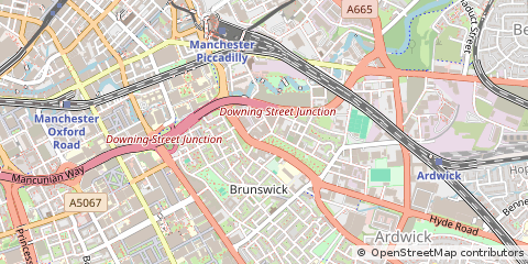 Map of Manchester