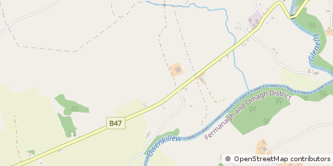 Map of Newtownstewart, Co Tyrone