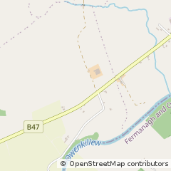 Map of Newtownstewart, Co Tyrone