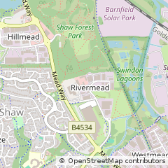 Map of Swindon