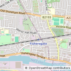 Map of Southwick, West Sussex