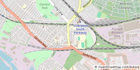 Map of Liverpool, Merseyside