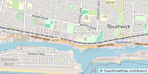 Map of Shoreham-by-SEA, West Sussex