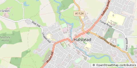 Map of Colchester, Essex