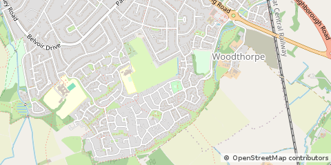 Map of Loughborough