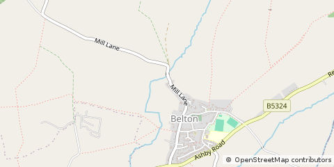 Map of Belton
