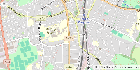 Map of Surrey