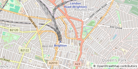 Map of Brighton