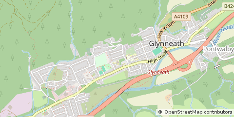 Map of West Glamorgan