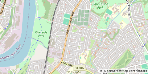Map of Hebburn